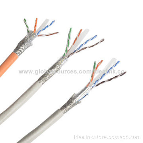 Cat6 SFTP LAN Cables, OEM/ODM Orders Welcomed, Support CU/CCS/CCA Conductor Material, China Factory